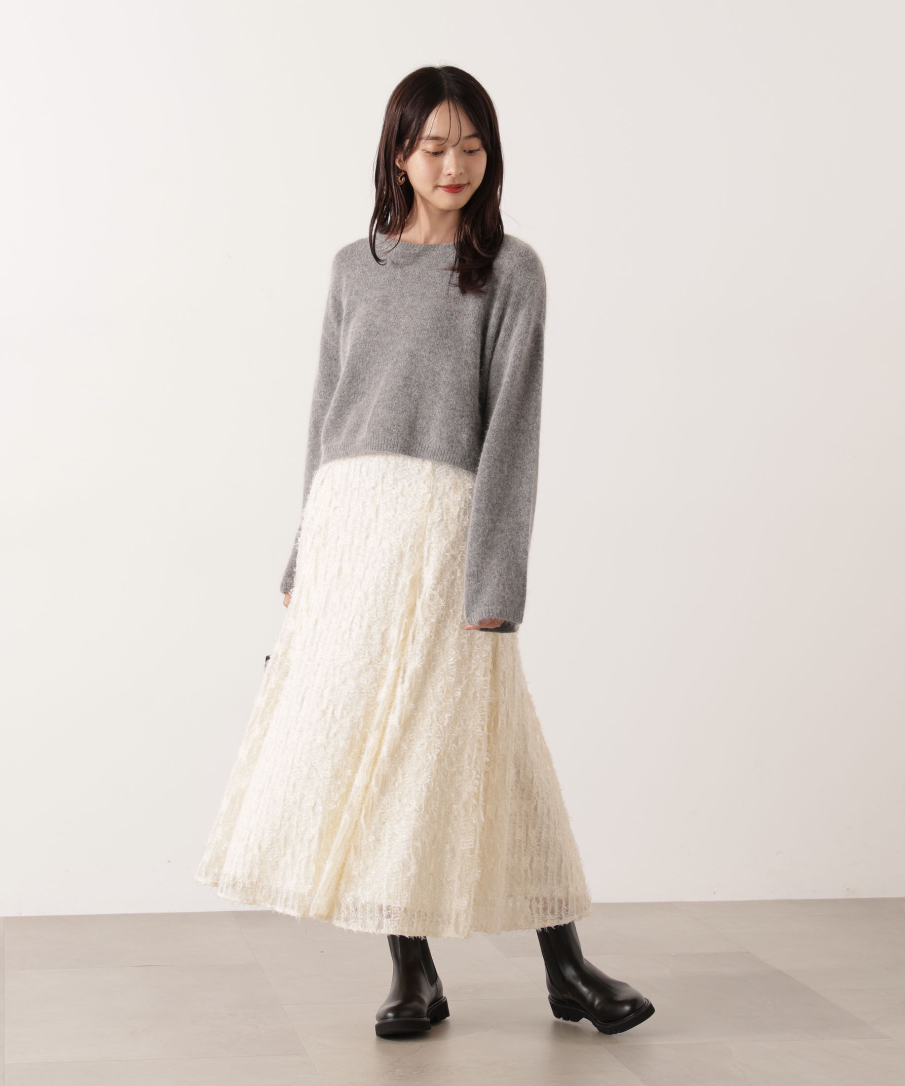 PROPORTION BODY DRESSING「ファンシーフレアスカート 25AW」|スカート|
