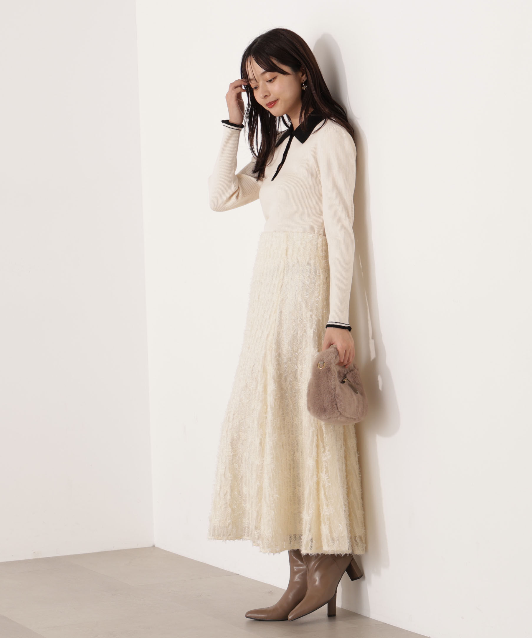 PROPORTION BODY DRESSING「ファンシーフレアスカート 25AW」|スカート|