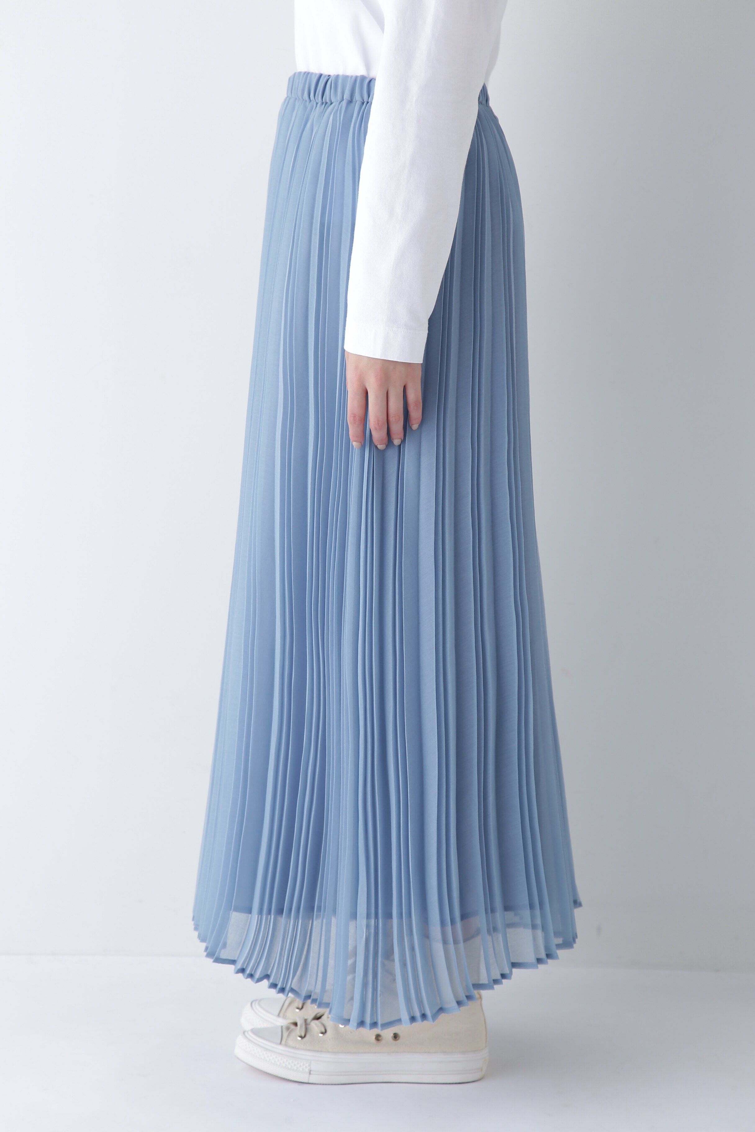  「◆スパンボイルアコーディオンプリーツスカート」|スカート|