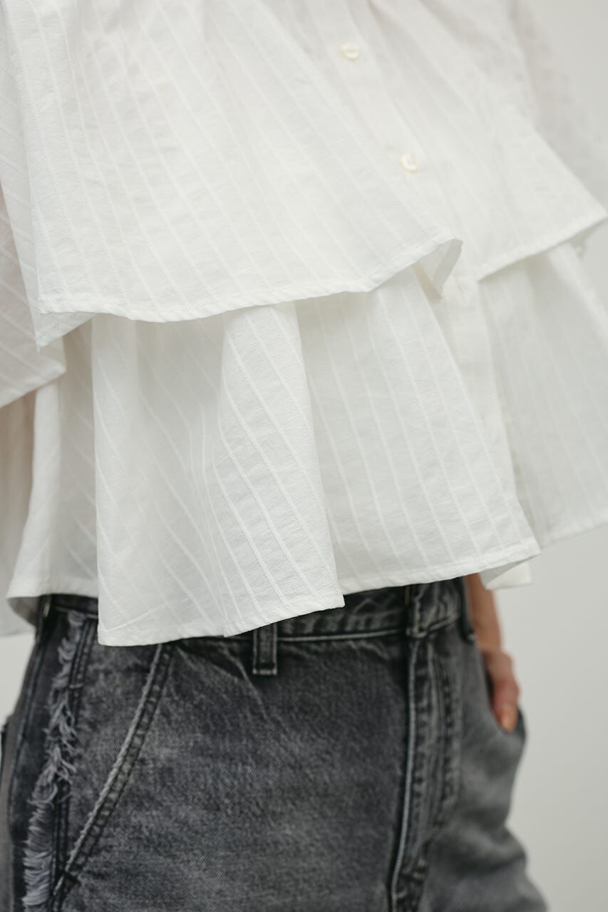 STYLEMIXER「ティアードフリルシャツ」|シャツ・ブラウス|