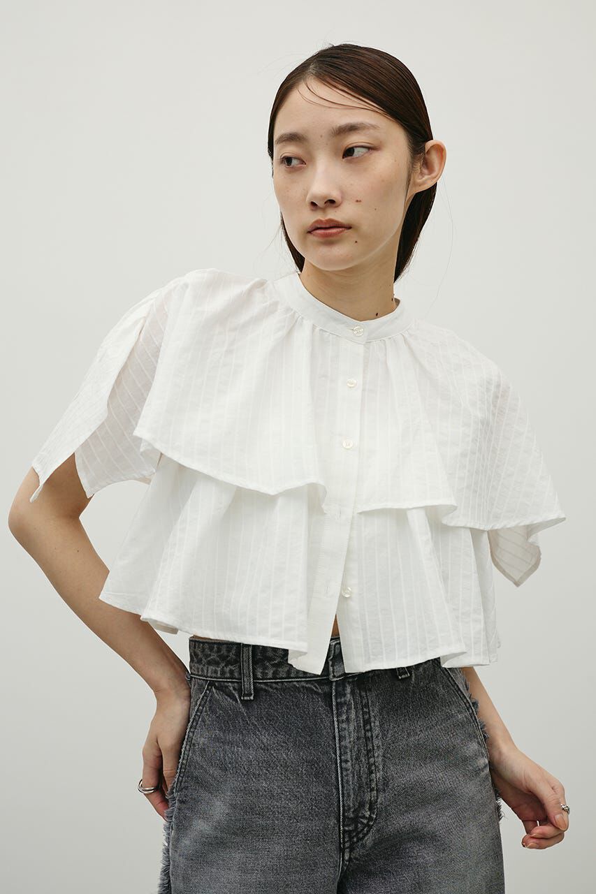 STYLEMIXER「ティアードフリルシャツ」|シャツ・ブラウス|