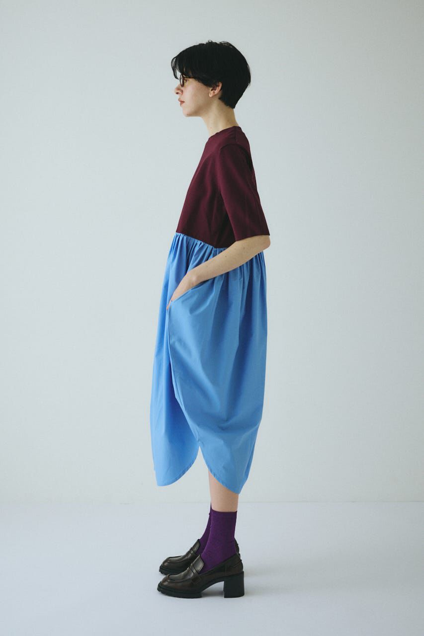 HeRIN.CYE「Cut docking shirt dress」|ワンピース|