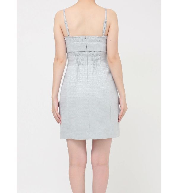 dazzlin「【セットアップ対応】レイヤードツイードミニキャミワンピース」|ワンピース|