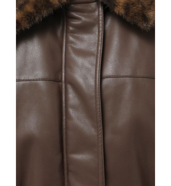 EMODA「フェイクレザーブルゾン」|ブルゾン・スタジャン|