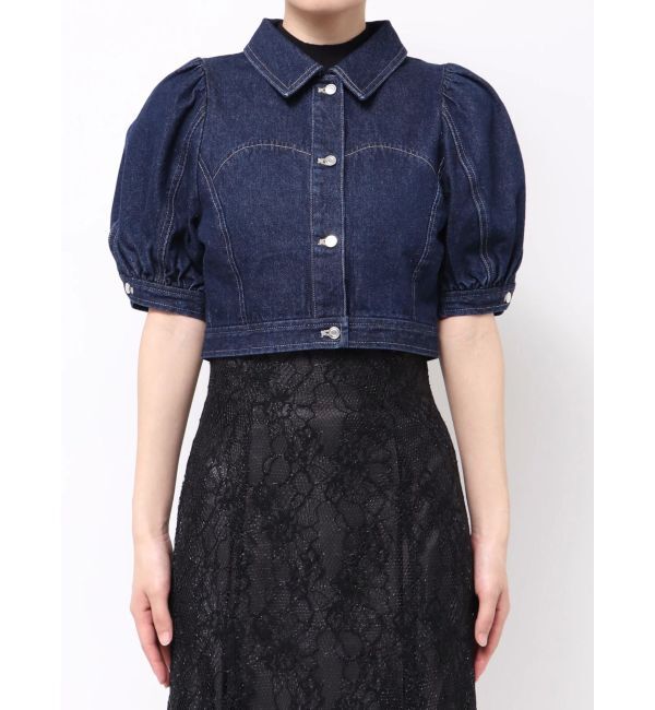 MERCURYDUO「パフスリーブデニムジャケット」|デニムジャケット|