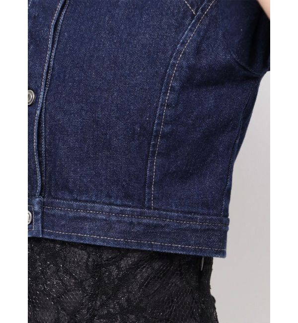 MERCURYDUO「パフスリーブデニムジャケット」|デニムジャケット|