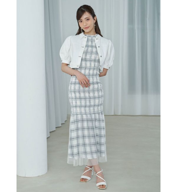 MERCURYDUO「パフスリーブデニムジャケット」|デニムジャケット|