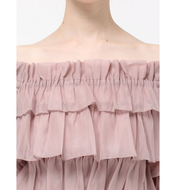 MERCURYDUO「オフショル2WAYティアードブラウス」|シャツ・ブラウス|