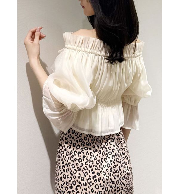 MERCURYDUO「オフショル2WAYティアードブラウス」|シャツ・ブラウス|