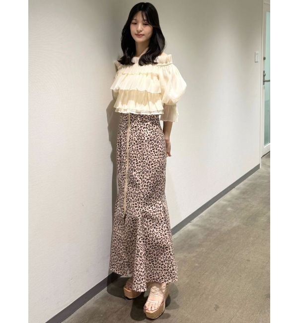 MERCURYDUO「オフショル2WAYティアードブラウス」|シャツ・ブラウス|