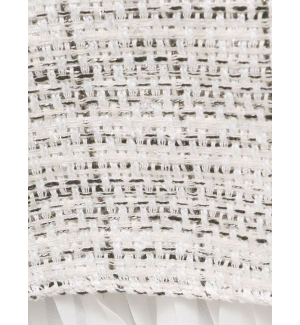 MERCURYDUO「オリジナルツイードスソプリーツマーメイドスカート」|スカート|