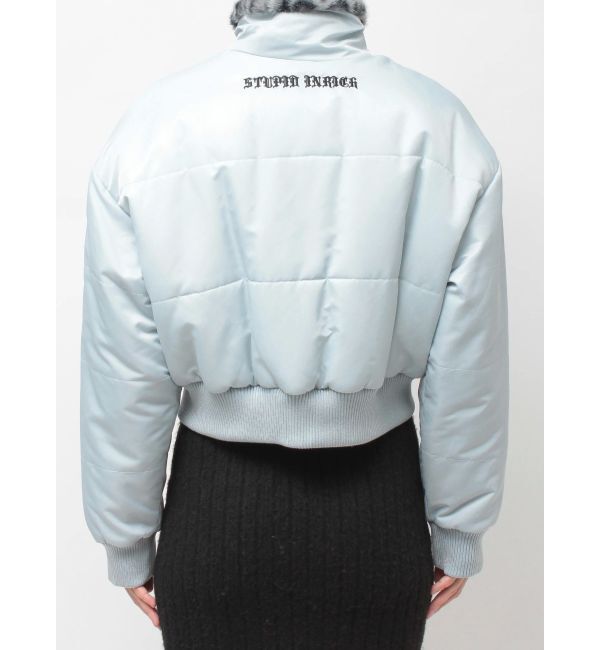 GYDA「STUPID IN RICH REVERSIBLE ECO FURブルゾン」|ブルゾン・スタジャン|