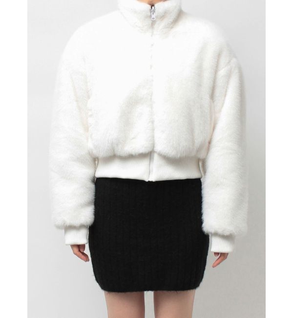 GYDA「STUPID IN RICH REVERSIBLE ECO FURブルゾン」|ブルゾン・スタジャン|