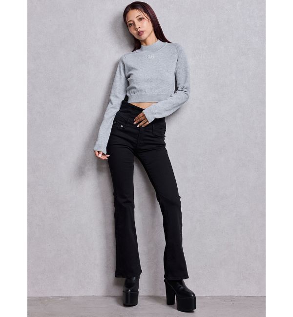 GYDA「Symmetry GYDAラメニットトップス」|ニット・セーター|