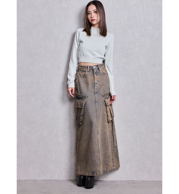 GYDA「Symmetry GYDAラメニットトップス」|ニット・セーター|