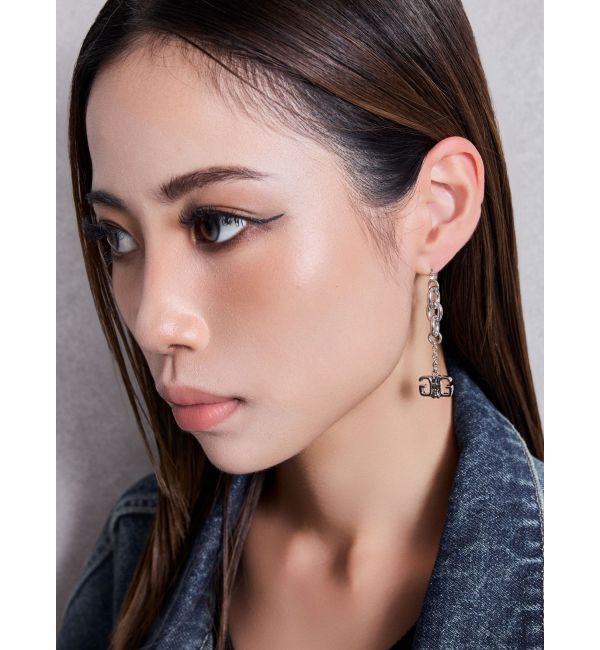 GYDA「JEYSUS Symmetry GYDAランダムchainピアス」|ピアス|シルバー