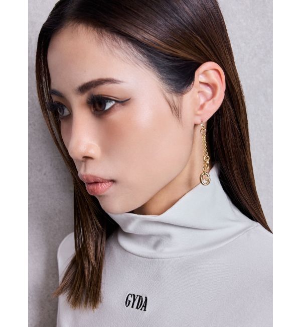 GYDA「JEYSUS GGチャームchainピアス」|ピアス|ゴールド