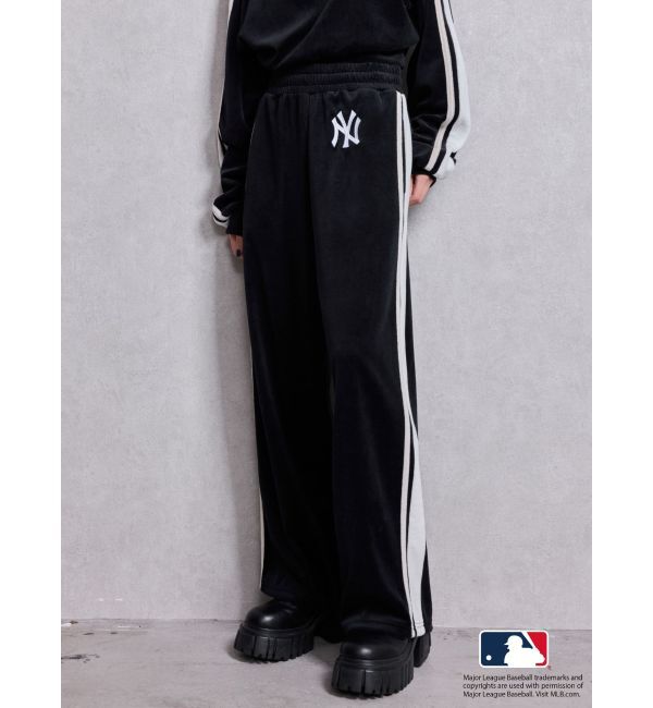 GYDA「GYDA［MLB］2ラインワイドパンツ」|その他|ブラック