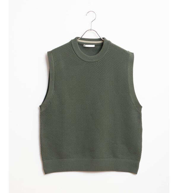 ikka「GOKU楽ニットカルゼベスト」|ニット・セーター|