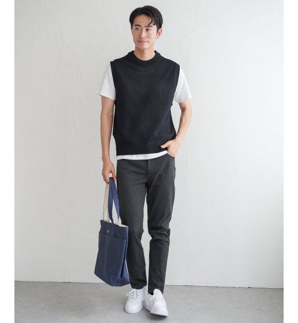 ikka「GOKU楽ニットカルゼベスト」|ニット・セーター|