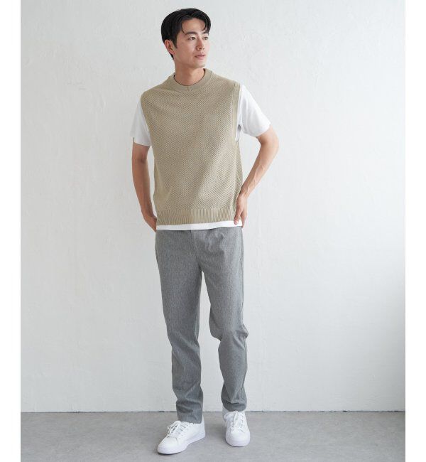 ikka「GOKU楽ニットカルゼベスト」|ニット・セーター|