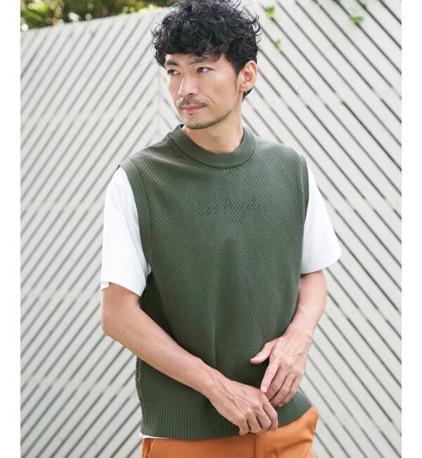 ikka「GOKU楽ニットカルゼベスト」|ニット・セーター|