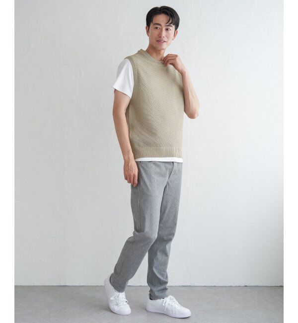 ikka「GOKU楽ニットカルゼベスト」|ニット・セーター|