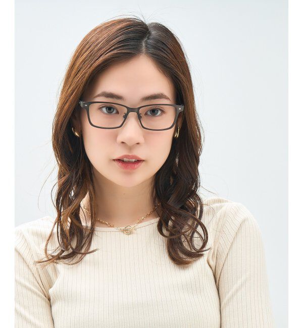  「ウェリントン型 メガネ | メタル｜伊達メガネ 度付きメガネ｜ユニセックス 黒｜CLASSIC  レンズ交換券付」|メガネ|