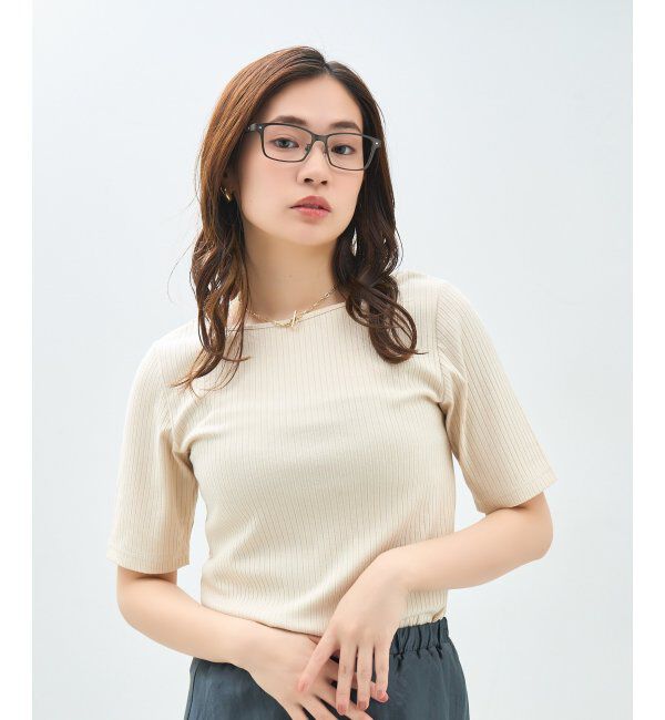  「ウェリントン型 メガネ | メタル｜伊達メガネ 度付きメガネ｜ユニセックス 黒｜CLASSIC  レンズ交換券付」|メガネ|