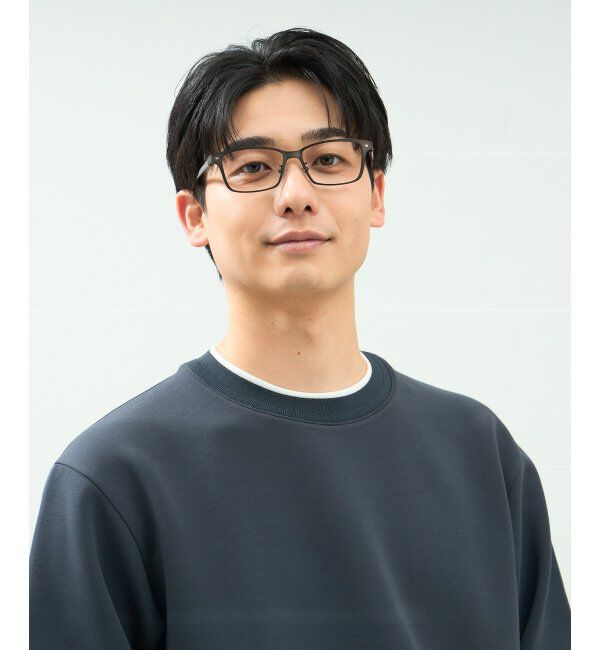  「ウェリントン型 メガネ | メタル｜伊達メガネ 度付きメガネ｜ユニセックス 黒｜CLASSIC  レンズ交換券付」|メガネ|