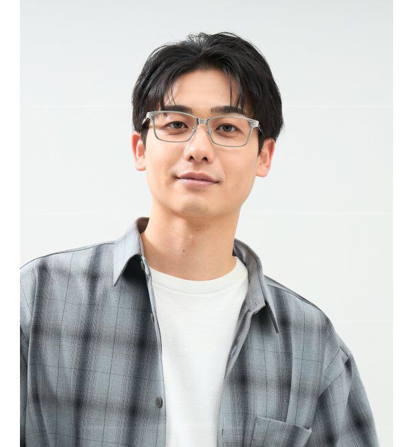  「ウェリントン型 メガネ | メタル｜伊達メガネ 度付きメガネ｜ユニセックス 黒｜CLASSIC  レンズ交換券付」|メガネ|