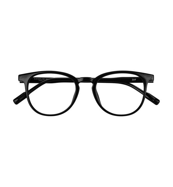  「ボストン型 メガネ | 軽量 伊達めがね・度付き ユニセックス Zoff  レンズ交換券付」|メガネ|