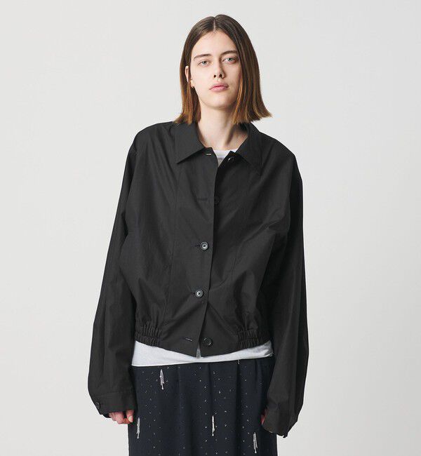 AEWEN MATOPH「＜AEWEN MATOPH＞ショートブルゾン ‐ ウォッシャブル ‐」|その他|BLACK