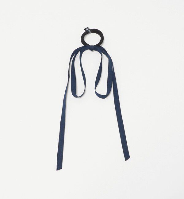 UNITED ARROWS「＜Jennifer Ouellette＞リボン ポニー/ヘアゴム」|ヘアゴム・シュシュ|NAVY