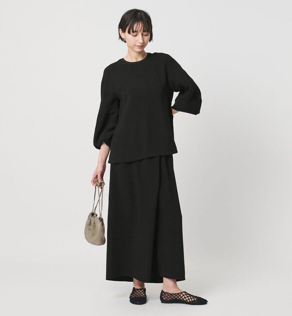 UNITED ARROWS「COMFY ラップ マキシスカート ‐防汚 UVカット ウォッシャブル‐」|スカート|