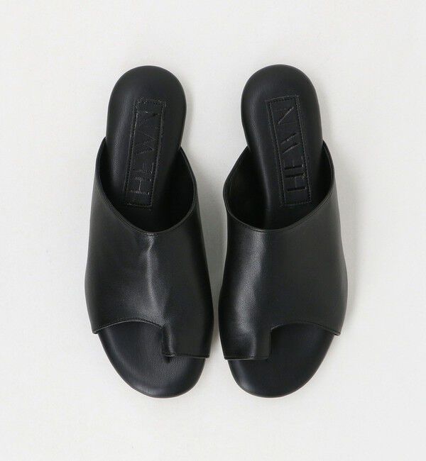 UNITED ARROWS「【別注】＜HEWN＞THONG フラットサンダル」|サンダル|BLACK
