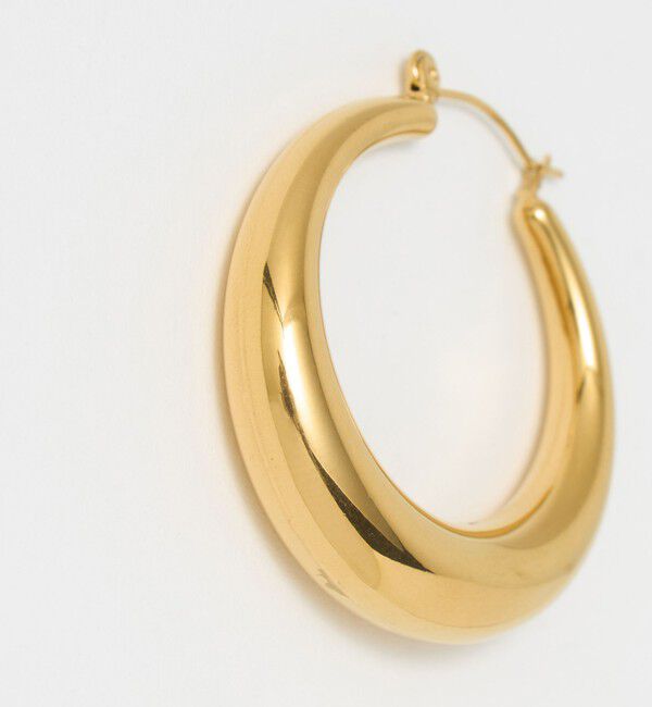 UNITED ARROWS「テーパード フープ ピアス」|ピアス|