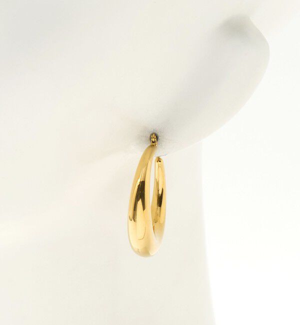 UNITED ARROWS「テーパード フープ ピアス」|ピアス|