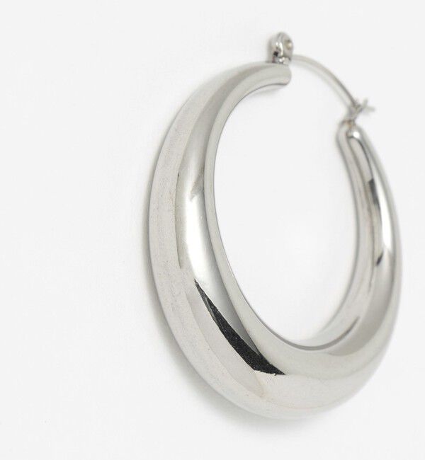 UNITED ARROWS「テーパード フープ ピアス」|ピアス|