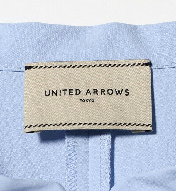 UNITED ARROWS「メロー フリル ワンピース ‐防しわ 吸水速乾 UVカット 遮熱性 接触冷感 ウォッシャブル‐」|ワンピース|