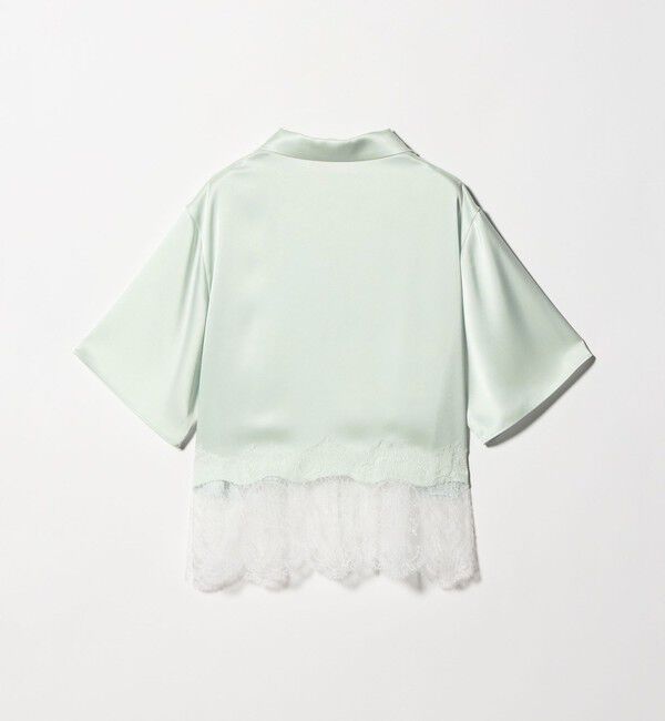 AEWEN MATOPH「＜AEWEN MATOPH＞サテンレース コンビブラウス」|シャツ・ブラウス|