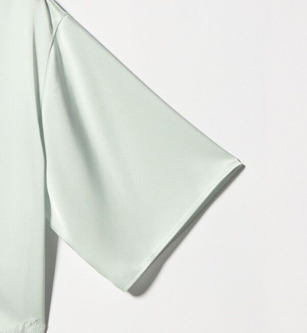 AEWEN MATOPH「＜AEWEN MATOPH＞サテンレース コンビブラウス」|シャツ・ブラウス|