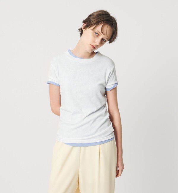 AEWEN MATOPH「＜AEWEN MATOPH＞シアーTシャツ」|Tシャツ・カットソー|WHITE