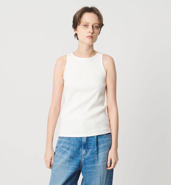 AEWEN MATOPH「＜AEWEN MATOPH＞リブ アシンメトリータンクトップ」|タンクトップ|