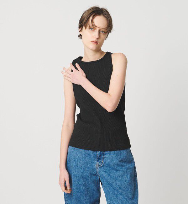 AEWEN MATOPH「＜AEWEN MATOPH＞リブ アシンメトリータンクトップ」|タンクトップ|