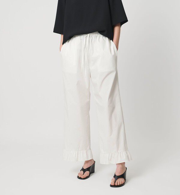 AEWEN MATOPH「＜AEWEN MATOPH＞フリルクロップドパンツ」|その他|WHITE