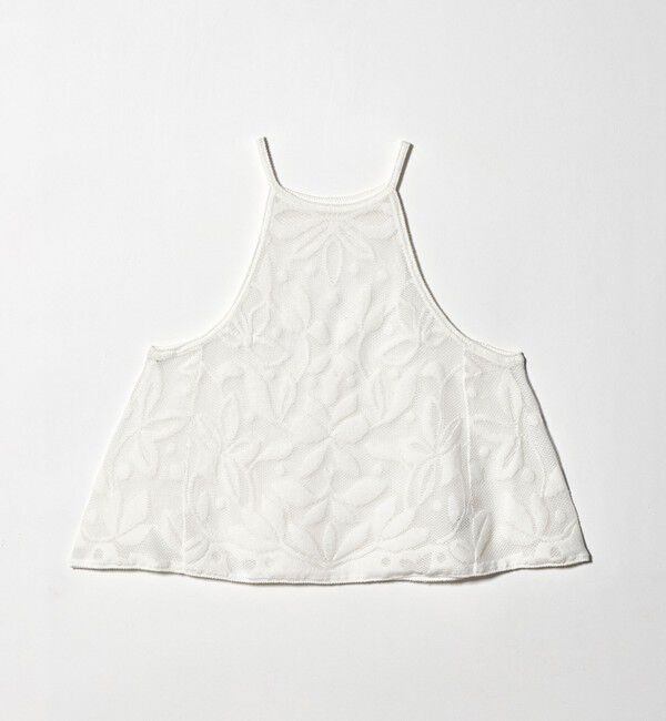 AEWEN MATOPH「＜AEWEN MATOPH＞メッシュジャガード アシンメトリーフレアキャミソール」|キャミソール|