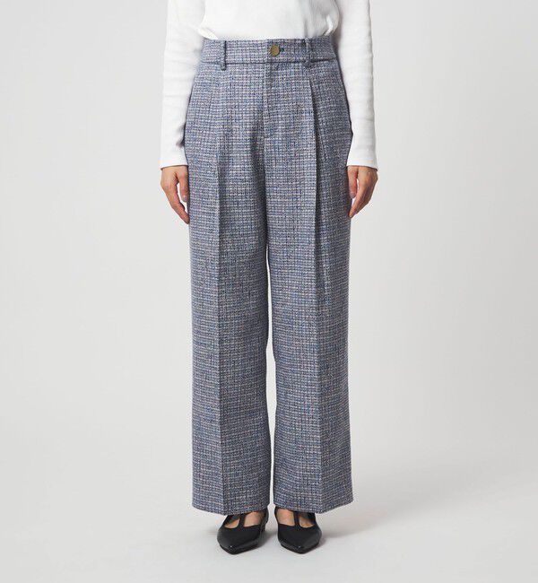 UNITED ARROWS green label relaxing「ライト ツイードライク パンツ」|その他|