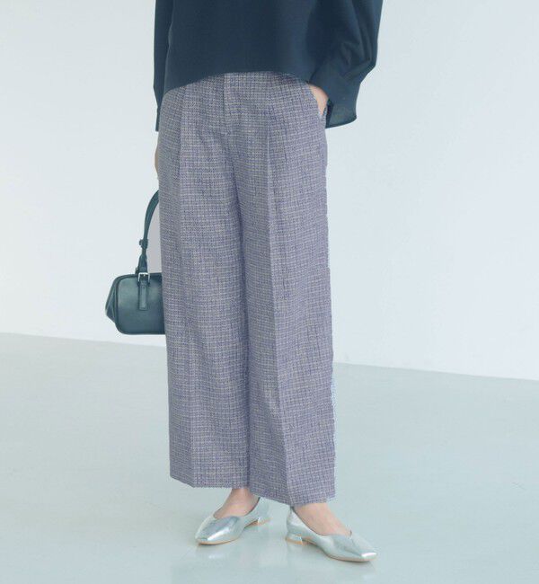 UNITED ARROWS green label relaxing「ライト ツイードライク パンツ」|その他|