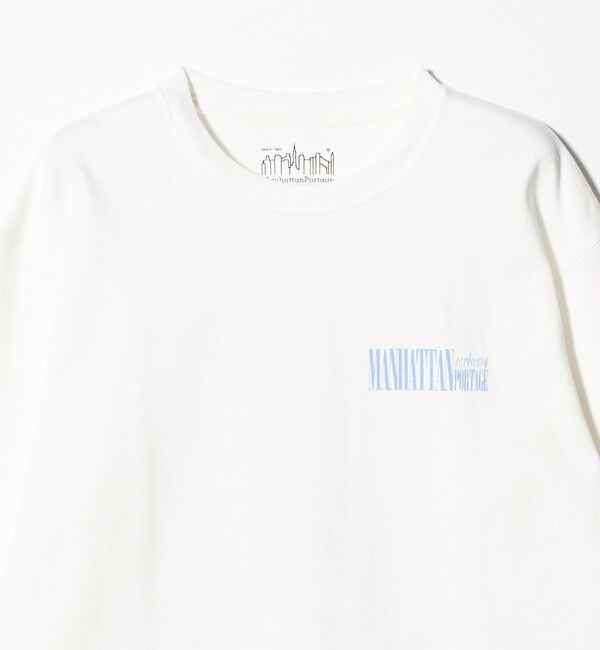 UNITED ARROWS green label relaxing「【別注】＜Manhattan Portage＞プリント 長袖 Tシャツ」|Tシャツ・カットソー|